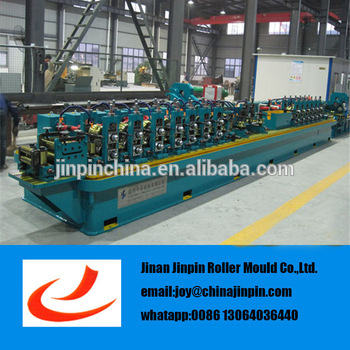 High precision straight welded steel pipe mill