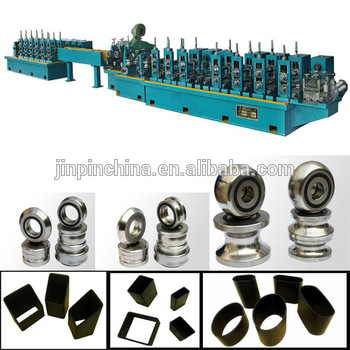 High frequency straight weld tube mill