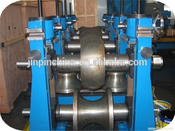 High frequency straight weld tube mill