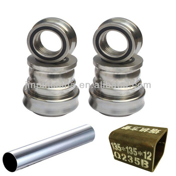 High precision forming rollers D2 D3 material with making 89 mm pipe mold