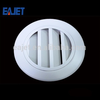 Good quality aluminum round weather louver hvac ventilation system grille