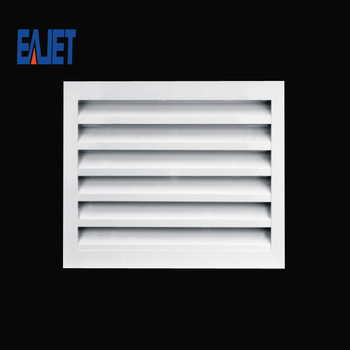Aluminum waterproof louver with filter customized external air grille