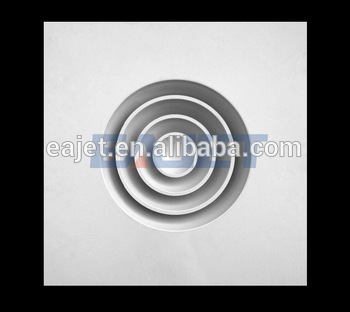 Adjustable Air Directional Ceiling Diffuser With Damper