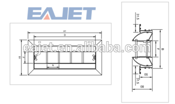 Round Drum Jet Nozzle Diffuser