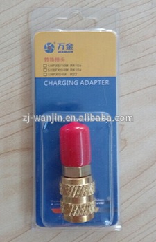Brass quick coupling adapter for air conditioner coupler