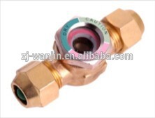Refrigeration Part Brass Sight Glass Flare Type