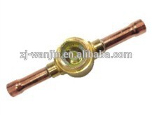 Refrigeration Parts Welding Sight Glass with Copper Tube