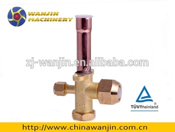 Refrigeration Part Air Conditioner Valve with Straight and L Shaft Copper Tube