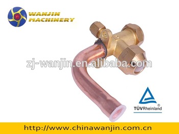 Refrigeration Part Air Conditioner Valve with Straight and L Shaft Copper Tube