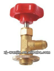 CT 339 AC brass can tap dispensing valve for refrigerant r134a bottle