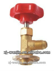 hand can tap valve used for R134a refrigerant bottle valve