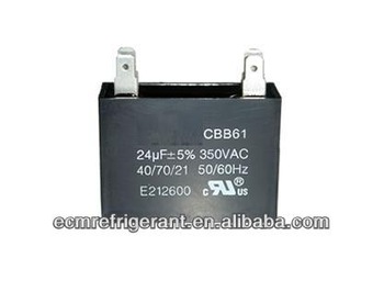 CBB61 Fan Capacitor with wire for motor start motor run