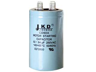AC motor start capacitor CD60A U type