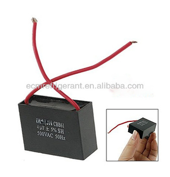 Rectangular CBB61 AC 500V Capacitor for Motor Run