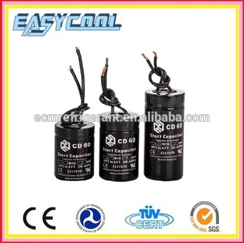 cd60 250v motor starting capacitor and capacitor motor starting ac for sale