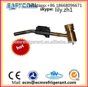 BLOW MAPP GAS SOLDERING TORCH with DOUBLE NOZZLE SWIVEL HEAD
