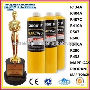 EN12205 14 1oz mapp gas can small propane gas cylinder 1L butane gas tank