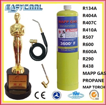 EN12205 14 1oz mapp gas can small propane gas cylinder 1L butane gas tank