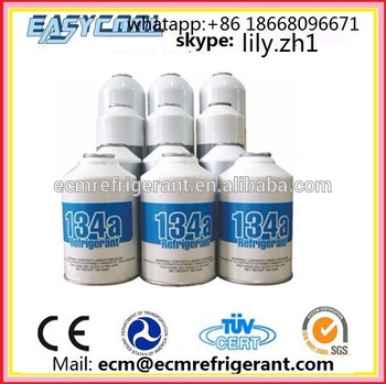 R134a cooling gas for airconditioner and refrigeration