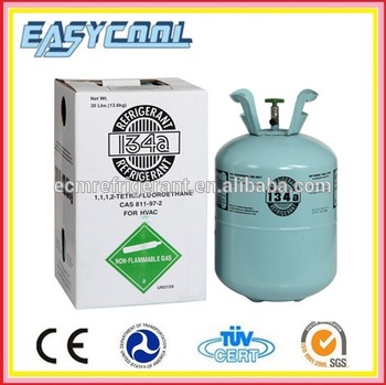 Small Can gas refrigerant r134a For Car Refrigeration and air conditioner