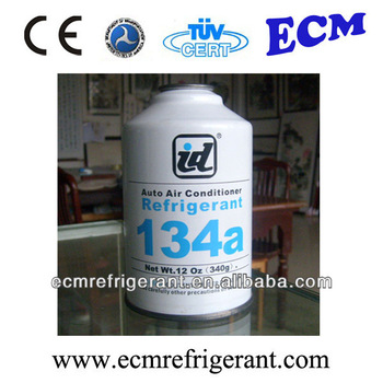 Small Can gas refrigerant r134a For Car Refrigeration and air conditioner