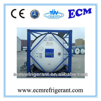 Hot Selling Refrigerant r134a r404a r410a Gas ISO Tank with DOT