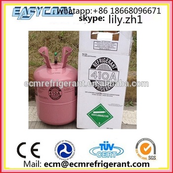 A C refrigerant spare parts systems gas R410a cans Refrigerant gas cylinder