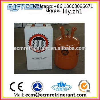 Isobutane refrigerant r600 gas in Disposable GB Standard Cylinder