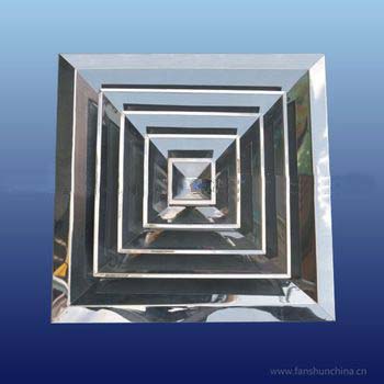 Stainles steel square diffuser FS BFS