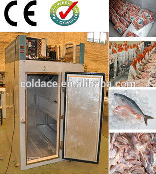 Air cooling silver commercial blast freezer for restaurant use