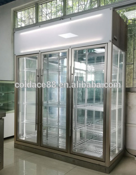Automatic Door Keeping Flower display Refrigerated Showcase
