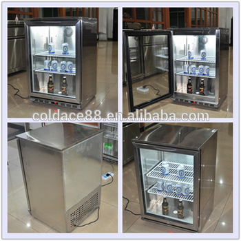 Overcounter Single Door Soft Beer Bottle Cooler Fridge