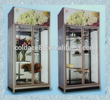 <font color='red'>Flower</font> storage <font color='red'>fresh</font> <font color='red'>display</font> cooled <font color='red'>cabinet</font> with all side glass