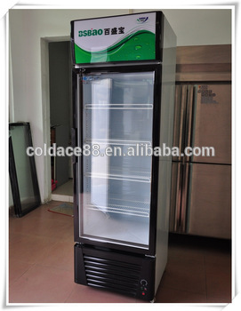 GY 268L1 New Single door display counter commercial drink refrigerator