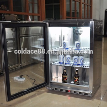 2 doors commerical use refrigerated display cases upright beverage fridge