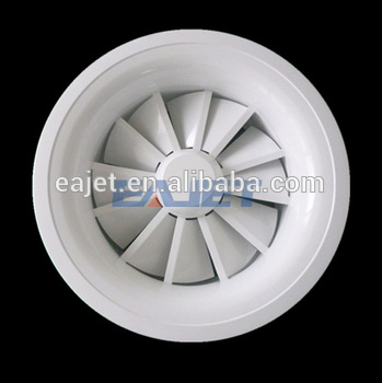 High Capacity Aluminum Round Air Conditioning Swirl Diffuser