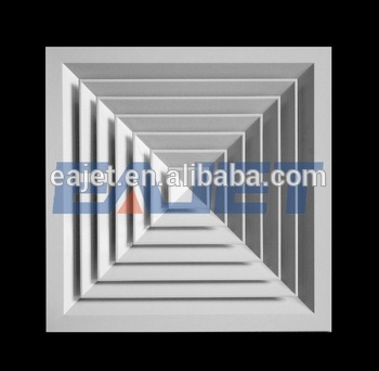 <font color='red'>HVAC</font> <font color='red'>air</font> <font color='red'>diffuser</font> aluminium <font color='red'>square</font> <font color='red'>4</font> <font color='red'>way</font> <font color='red'>ceiling</font> <font color='red'>diffuser</font>