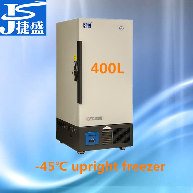 -45 degree low temperature upright freezer 400 liters