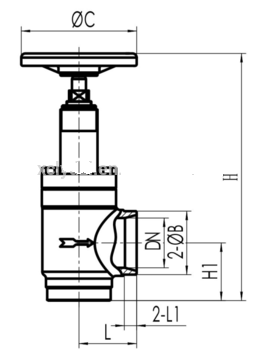 Low Pressure PN16 Globe Ammonia Valve