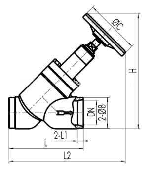 Factory sale hot and cold angle valves