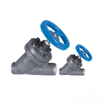 Ammonia Y Type Cast Steel Stop Check Valve For Cold Storage Pipeline
