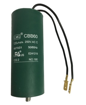 120uf 250VAC CBB60 motor capacitor UL