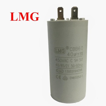 40uf 450VAC 2 2pins CBB60 motor capacitor VDE ROHS CE