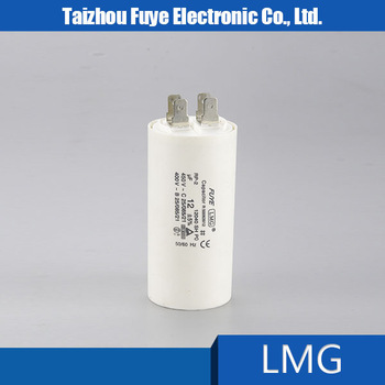 60MFD 450VAC 2 2pins CBB60 motor capacitor PP white case