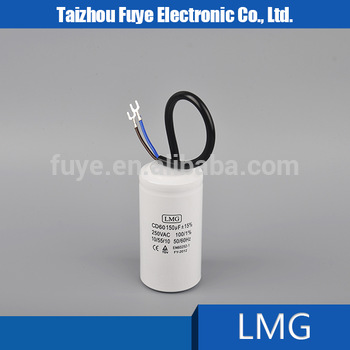 2014 Hot selling custom aluminum electrolytic capacitor motor start capacitor cd60