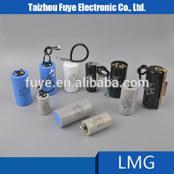 LMG Fuye high quality motor start capacitor with wires