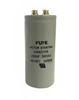 200MFD 125VAC staring capacitors grey PVC with pins