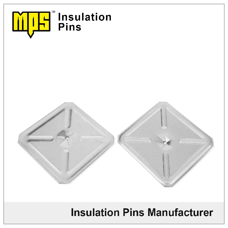 Glass wool Aluminum fastener self stick adhesive lacing washers insulation pins