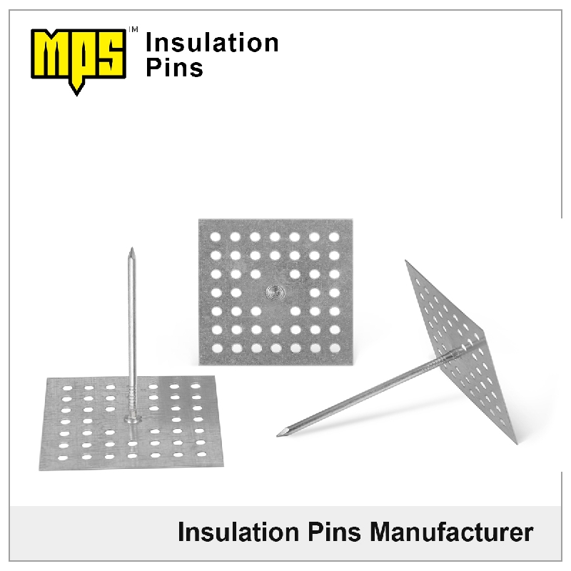 Manufacturer Supply of Perforated Base insulation Pins HVAC System Parts Rock Wool
