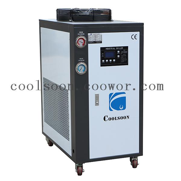 Air cooled chiller-Auxilliary equipment for package machinery